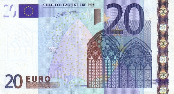 P 3U European Union - 20 Euro (2002 Duisenberg)